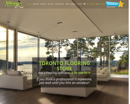 website thubmnail of Alliance Flooring Inc.