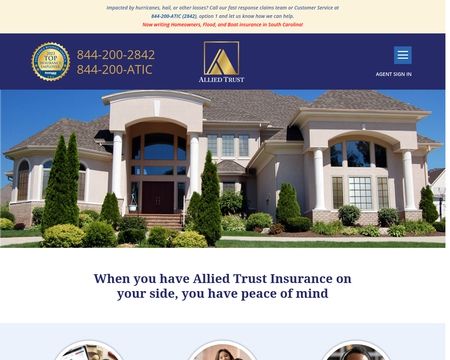 website thubmnail of Alliedtrustins