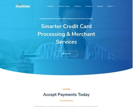 website thubmnail of Allied Wallet Inc.