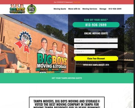 website thubmnail of All In A Box Movers