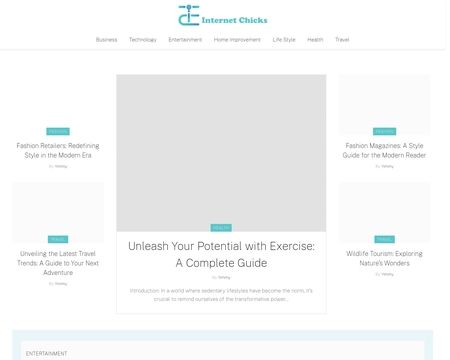 website thubmnail of Allinternetchicks