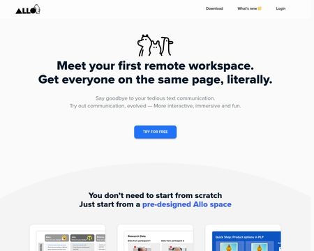 website thubmnail of Allo.io