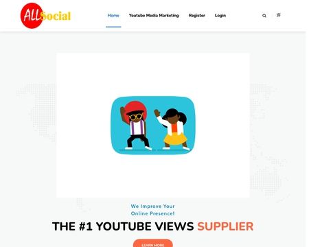 website thubmnail of Allsocialviral