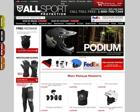 website thubmnail of AllSportProtection