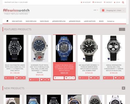 website thubmnail of AllSwissWatch