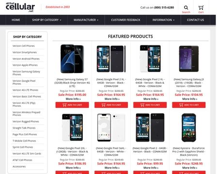 website thubmnail of AllThatCellular.net