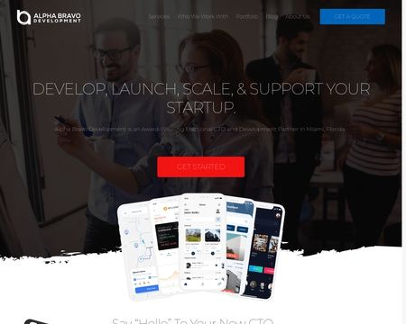 website thubmnail of Alpha Bravo Development