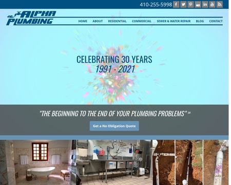 website thubmnail of AlphaPlumbing.biz