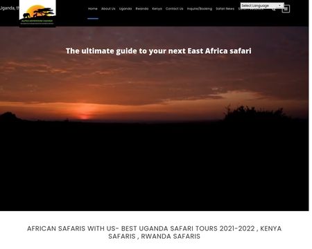 website thubmnail of Alphatoursafaris