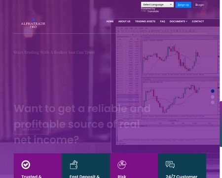 website thubmnail of Alphatradeproltd