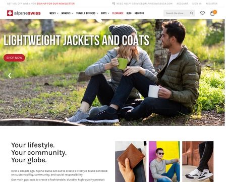 website thubmnail of Alpineswiss