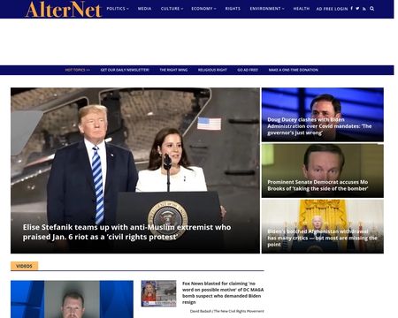 website thubmnail of AlterNet