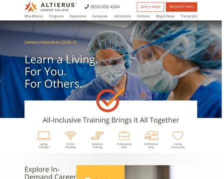 website thubmnail of Altierus Career College