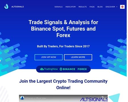 website thubmnail of Altsignals.io