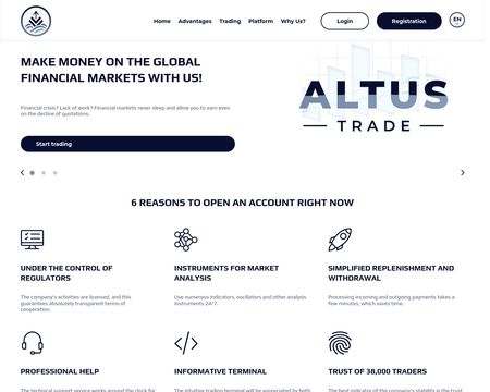 website thubmnail of AltusTrade