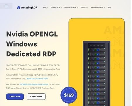 website thubmnail of AmazingRDP