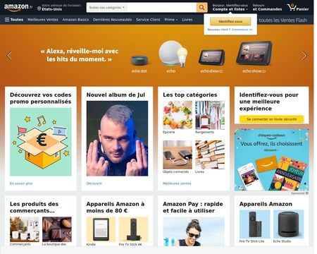 website thubmnail of Amazon France