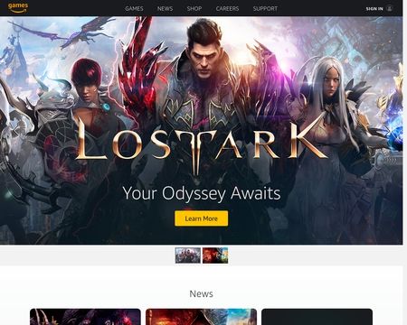 website thubmnail of Amazongames