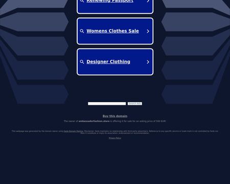 website thubmnail of Ambassador Fashion
