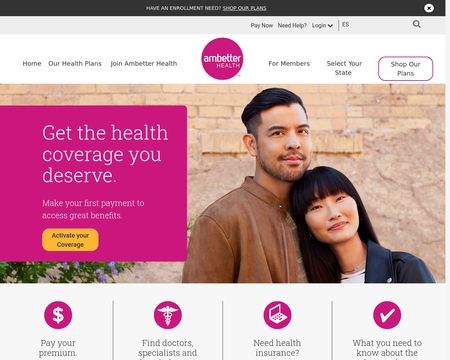 website thubmnail of Ambetterhealth