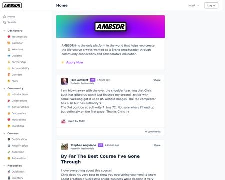 website thubmnail of Ambsdr