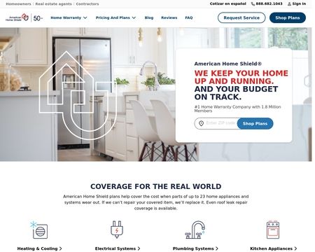 website thubmnail of AmericanHomeShield