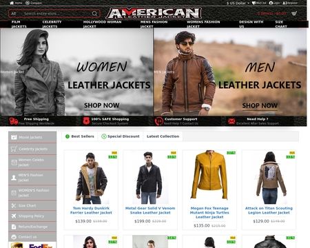 website thubmnail of AmericanLeatherJacket