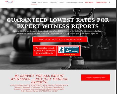 website thubmnail of American Medical Experts