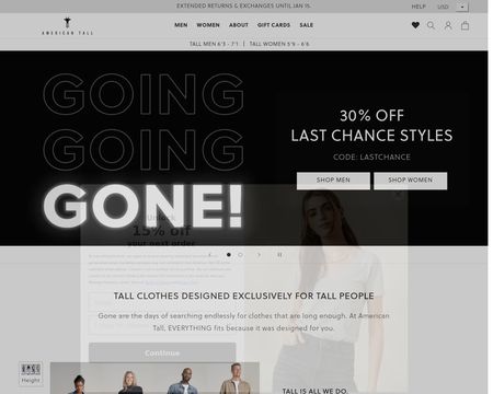 website thubmnail of Americantall