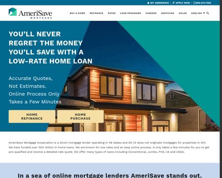 website thubmnail of AmeriSave
