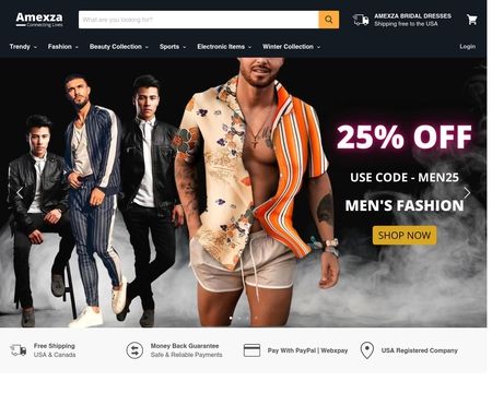 website thubmnail of Amexza