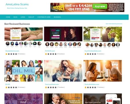 website thubmnail of Amolatinascam.org
