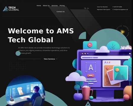 website thubmnail of AMS Tech Global UK