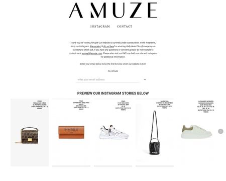 website thubmnail of Amuze