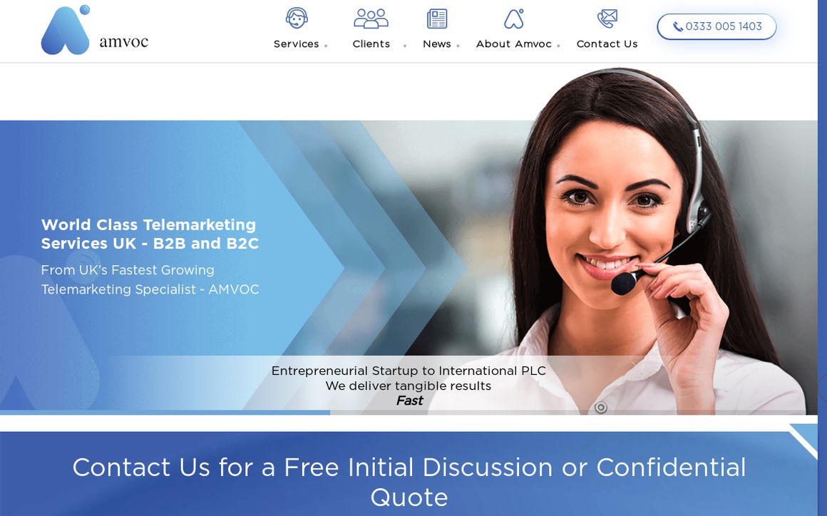 website thubmnail of Amvoc Ltd