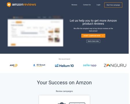 website thubmnail of Amzon-reviews