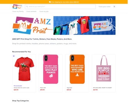 website thubmnail of Amz Print
