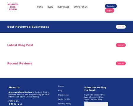 website thubmnail of Anastesiadatereview.net