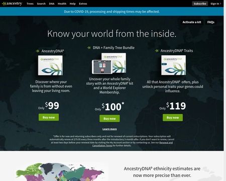 website thubmnail of Ancestrydna