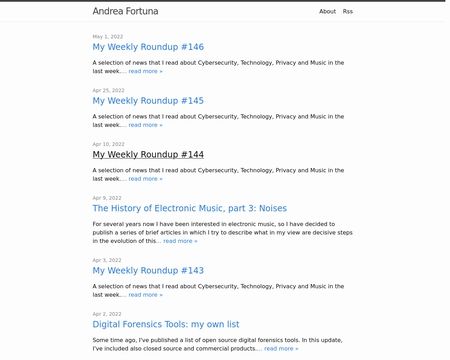 website thubmnail of Andreafortuna.org