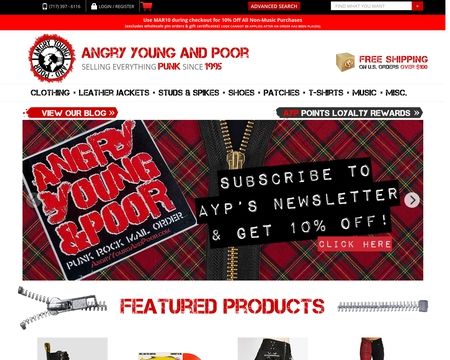 website thubmnail of Angry, Young and Poor