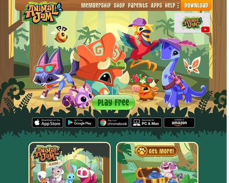 website thubmnail of AnimalJam