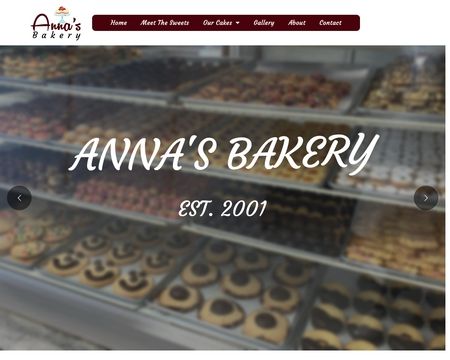 website thubmnail of Annas Bakery