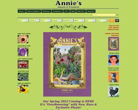 website thubmnail of Annie's Annuals