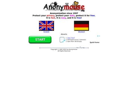 website thubmnail of Anonymouse