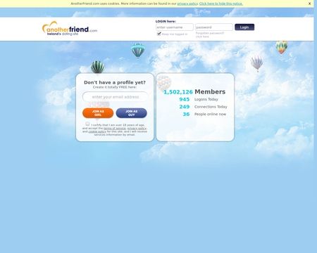 website thubmnail of AnotherFriend