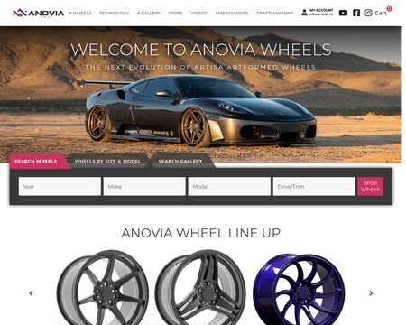 website thubmnail of Anovia