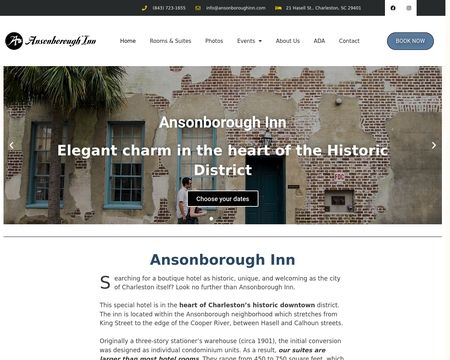 website thubmnail of Ansonborough Inn