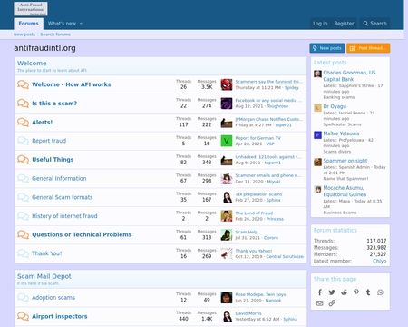 website thubmnail of Antifraudintl.org