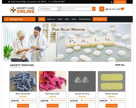 website thubmnail of Anxietycare Online